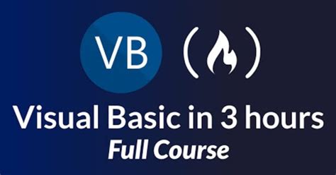 Visual Basic (VB.NET) – Full Course for Beginners .
